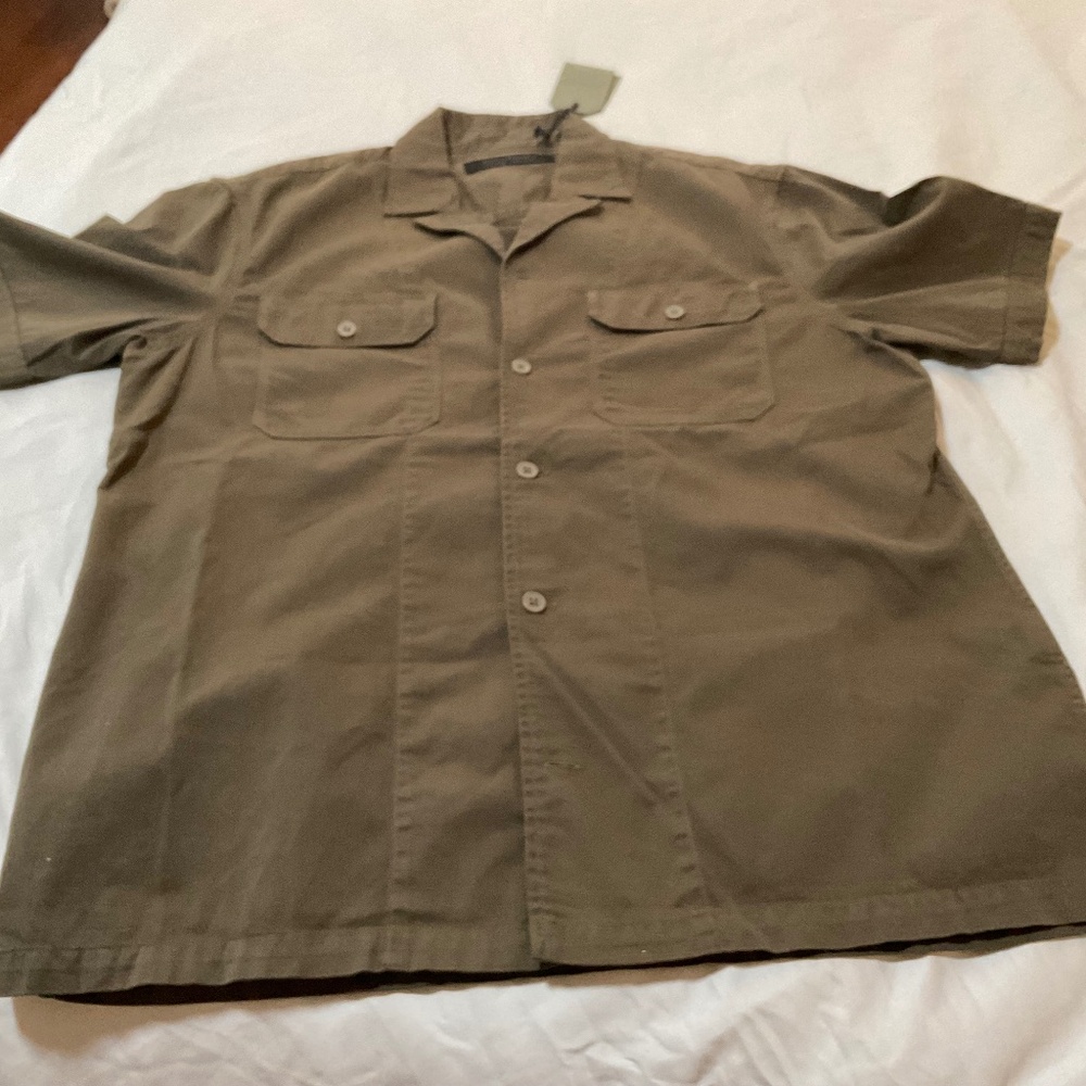 Classic Brown Women's Button-Up Shirt